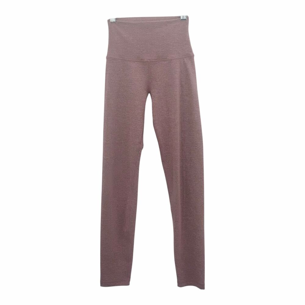 Quince Ultra Soft High Rise Leggings Heather Rose Pink 25" Inseam Size XS